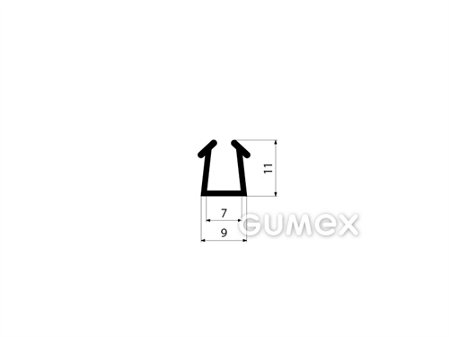 GUMOVÉ PROFILY TVARU "U" - EPDM